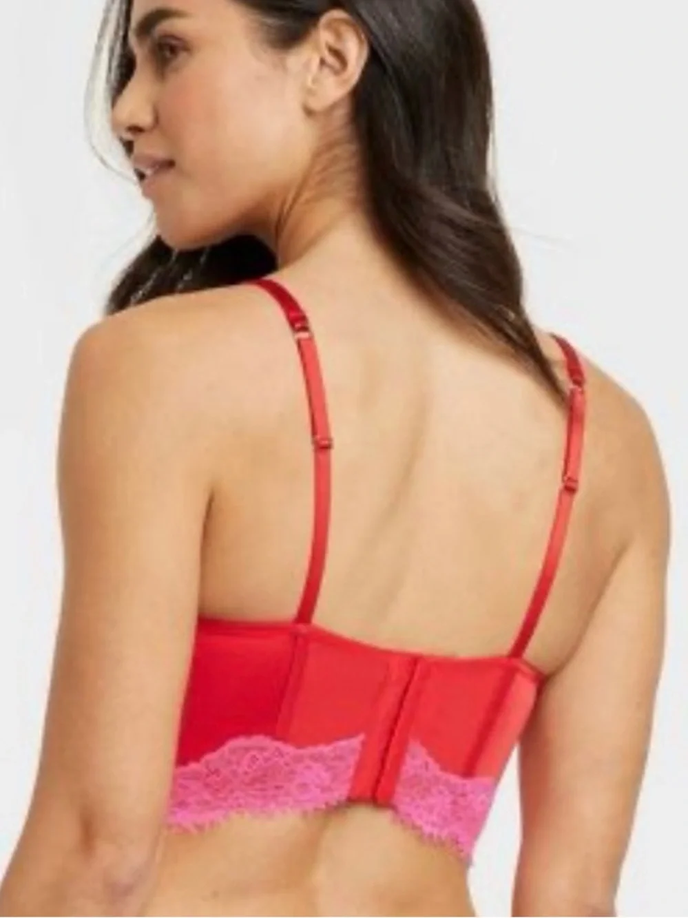 Auden lace satin
